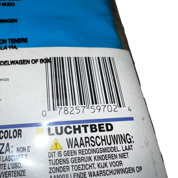 Vintage 1999 Intex The Wet Set Inflatable Pool Air Mat Float 72” x 27" BRAND NEW - Picture 8 of 9